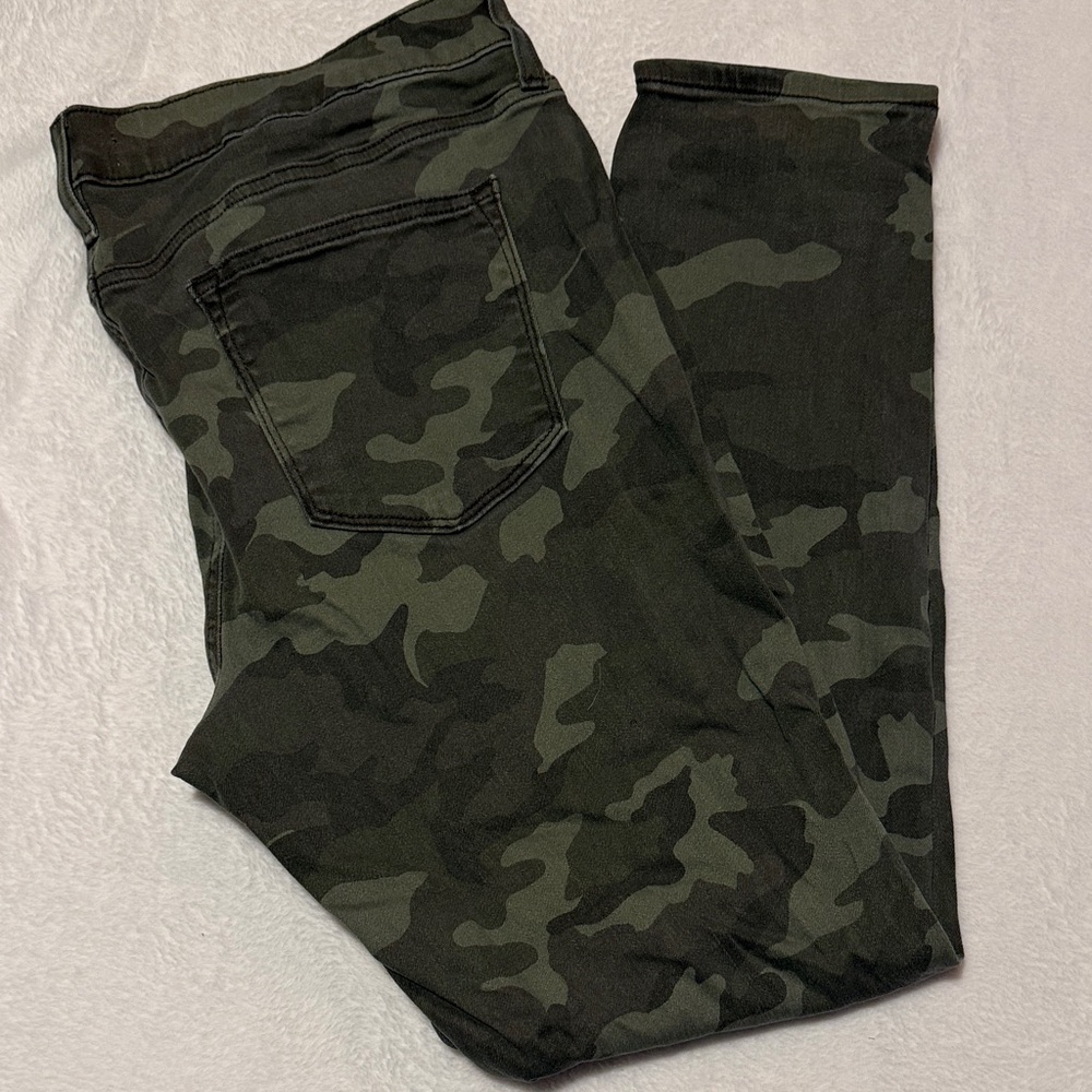 Sonoma Olive Camouflage Skinny Jeans